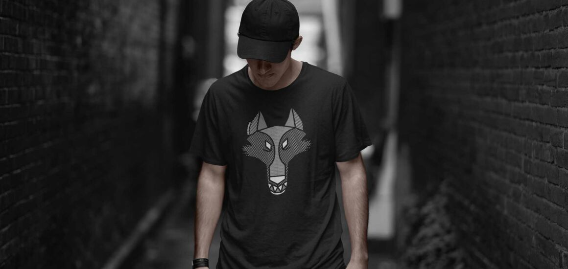 MQ WOLF - Pure Organic Shirt Herren