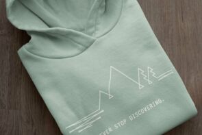 MQ NEVER STOP DISCOVERING - Organic Hoodie Unisex