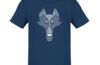 MQ WOLF - Pure Organic Shirt Herren - blau