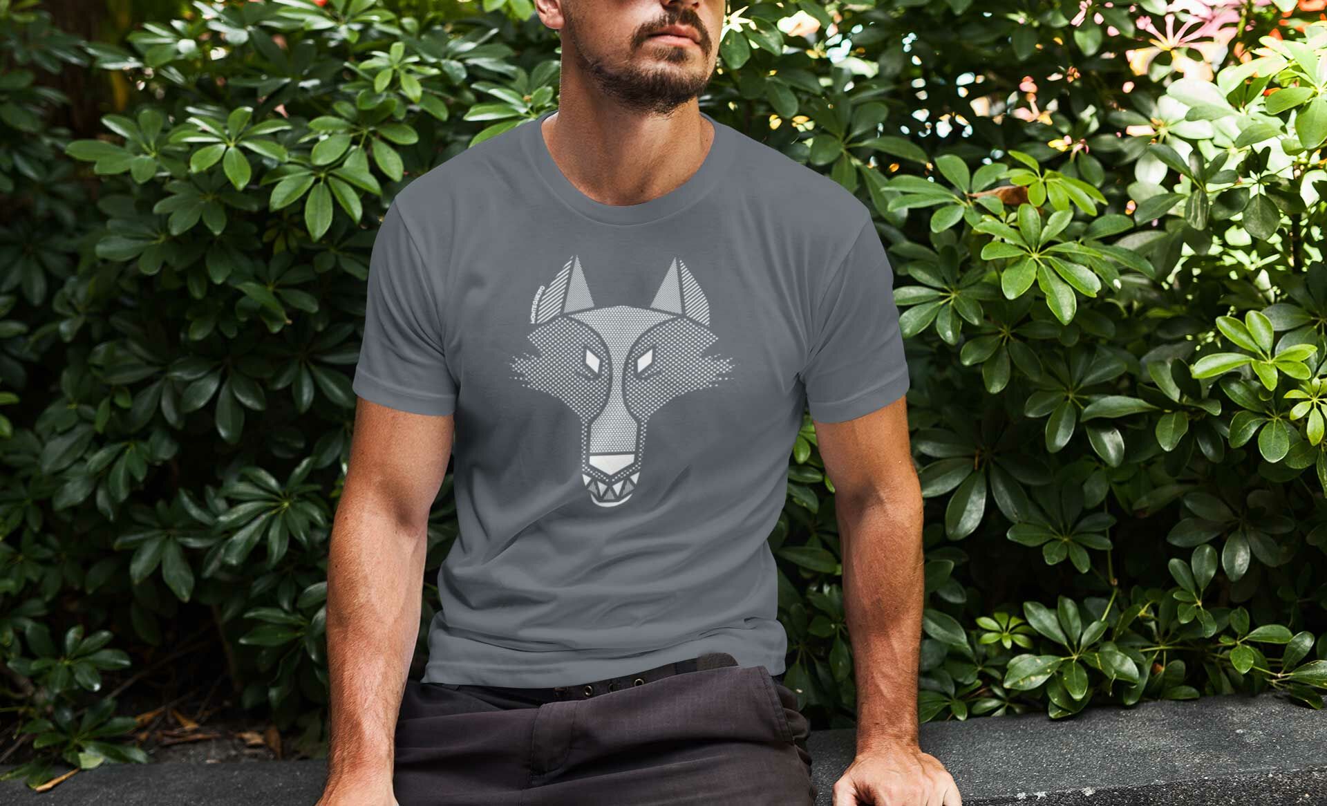 MQ WOLF - Pure Organic Shirt Herren